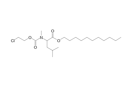 L-Leucine, N-(2-chloroethoxycarbonyl)-N-methyl-, undecyl ester