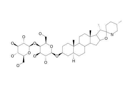 LYCOPEROSIDE-D;TOMATIDINE-3-O-[BETA-D-GLUCOPYRANOSYL-(1->4)-BETA-D-GALACTOPYRANOSIDE;GAMMA-TOMATINE