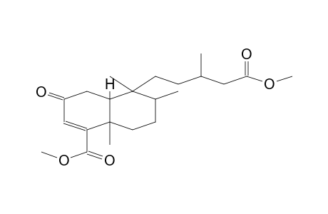 1-NAPHTALENEPENTENOIC ACID, 1,2,3,4,4a,7,8,8a-OCTAHYDRO-5-(METHOXYCARBONYL)-BETA,1,2,4a-TETRAMETHYL-7-OXO-