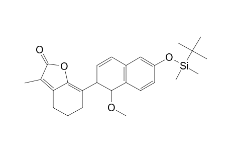 2-[6-(tert-Butyldimethylsiloxy)-1-methoxydihydronaphth-2-yl]-7-methyl-9-oxabicyclo[4.3.0]nona-1,6-dien-8-one