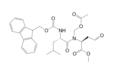 N-Acetoxymethyl-N-(N-fluorenyl-9-yl-methyloxycarbonyl-L-leucyl)-4-oxo-L-homoalanine Methyl estee