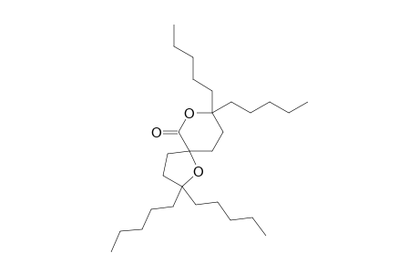 2,2,8,8-Tetrapentyl-1,7-dioxaspiro[4.5]decan-6-one