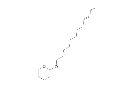 2-[(9E)-dodeca-9,11-dienoxy]oxane