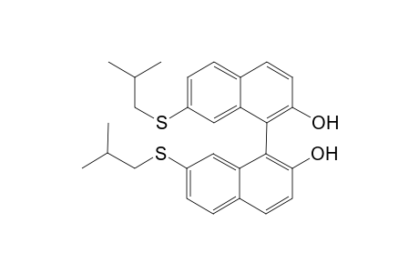 7,7'-Di-isobutylsulfanyl-[1,1']-binaphthalenyl-2,2'-diol
