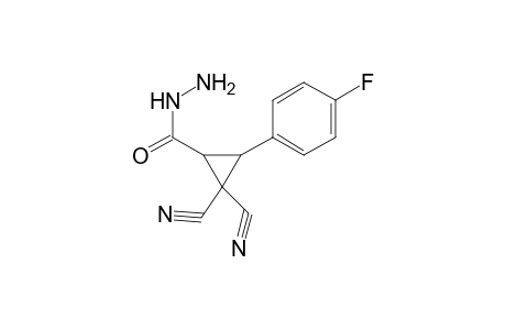 2,2-Dicyano-3-(4-fluorophenyl)cyclopropanecarbohydrazide