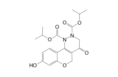 Diisopropyl 8-hydroxy-4-oxo-3,4-dihydro-1H-chromeno[4,3-c]pyridazine-1,2(5H)-dicarboxylate