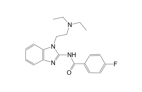 N-{1-[2-(diethylamino)ethyl]-1H-benzimidazol-2-yl}-4-fluorobenzamide