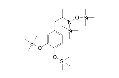 N-Hydroxy-3,4-dihydroxyamphetamine 4TMS