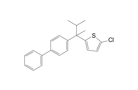 2-(2-([1,1'-biphenyl]-4-yl)-3-methylbutan-2-yl)-5-chlorothiophene