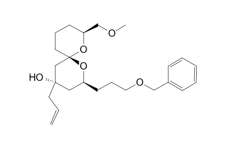 (2S,4S,6S,8S)-4-Allyl-2-(3-(benzyloxy)propyl)-8-((Methoxy)methyl)-1,7-dioxaspiro-[5.5]undecan-4-ol