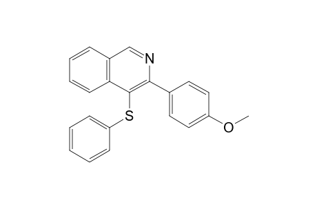 3-(4-Methoxyphenyl)-4-(phenylthio)isoquinoline