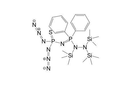 1-[diazidophosphinothioylimino(diphenyl)-lambda5-phosphanyl]-1,2,2-tris(trimethylsilyl)hydrazine