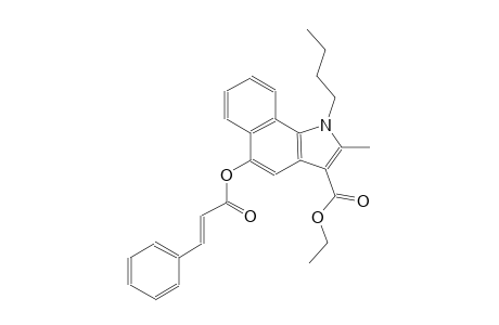 ethyl 1-butyl-2-methyl-5-{[(2E)-3-phenyl-2-propenoyl]oxy}-1H-benzo[g]indole-3-carboxylate