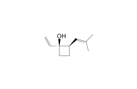Cyclobutanol, 1-ethenyl-2-(2-methyl-1-propenyl)-, cis-