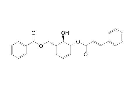 2-Propenoic acid, 3-phenyl-, 5-[(benzoyloxy)methyl]-6-hydroxy-2,4-cyclohexadien-1-yl ester, [1R-[1.alpha.(E),6.beta.]]-