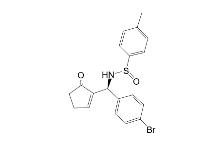 (S)-4-Methylbenzenesulfinic acid [(4-bromophenyl)(5-oxocyclopent-1-enyl)methyl]amide