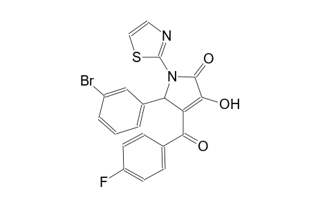 2H-pyrrol-2-one, 5-(3-bromophenyl)-4-(4-fluorobenzoyl)-1,5-dihydro-3-hydroxy-1-(2-thiazolyl)-