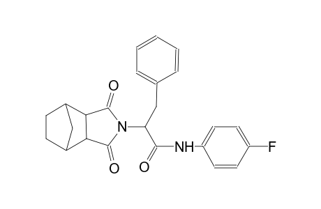 2-(1,3-dioxohexahydro-1H-4,7-methanoisoindol-2(3H)-yl)-N-(4-fluorophenyl)-3-phenylpropanamide