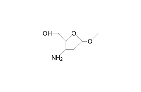 Methyl 3-amino-2,3-dideoxy-A-D-ribofuranose