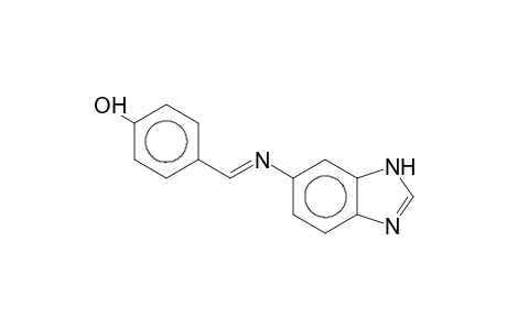 4-[(E)-(1H-Benzimidazol-6-ylimino)methyl]phenol
