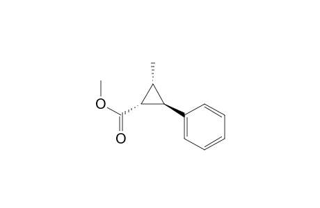 Cyclopropanecarboxylic acid, 2-methyl-3-phenyl-, methyl ester, (1.alpha.,2.alpha.,3.beta.)-