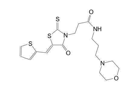 3-thiazolidinepropanamide, N-[3-(4-morpholinyl)propyl]-4-oxo-5-(2-thienylmethylene)-2-thioxo-, (5Z)-