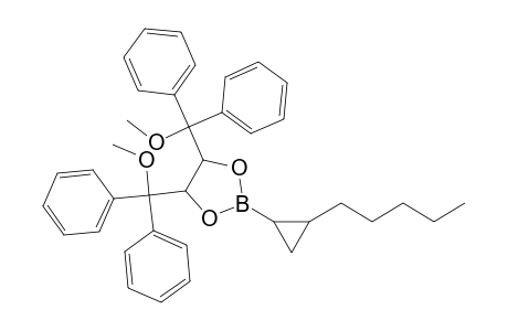 2-[2'-Pentylcyclopropyl]-4,5-bis[(methoxydiphenyl)methyl]-1.3.2-dioxaborolane