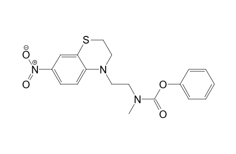 Phenyl methyl(2-(7-nitro-2H-benzo[b][1,4]thiazin-4(3H)-yl)ethyl)carbamate
