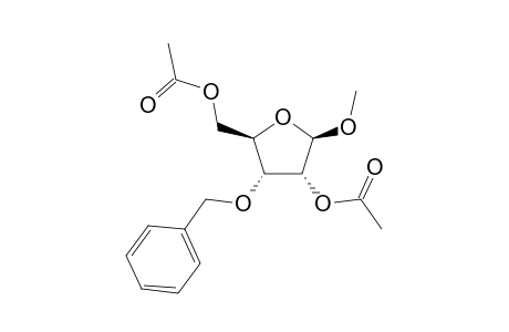 METHYL-2,5-O-ACETYL-3-O-BENZYL-BETA-D-RIBOFURANOSIDE