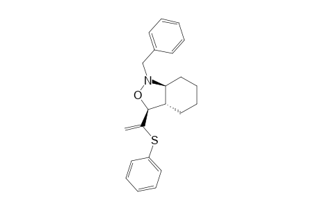 (3S*,3aS*,7aS*)-1-(Phenylmethyl)-3-[1-(phenylthio)ethenyl]hexahydro-2,1-benzisoxazoline