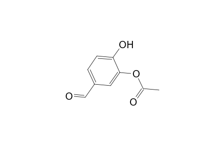 4-Formyl-2-hydroxyphenyl acetate