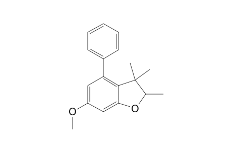 2,3-DIHYDRO-6-METHOXY-4-PHENYL-2,3,3-TRIMETHYLCOUMARONE