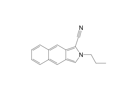 2H-benz[f]isoindole-1-carbonitrile, 2-propyl-