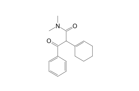 .alpha.-1-Cyclohexen-1-yl-N,N-dimethyl-.beta.-oxo-benzenepropanamide