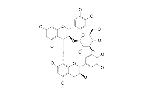3-O-(BETA-D-GLUCOPYRANOSYL)-CATECHIN-(4-ALPHA->8)-CATECHIN