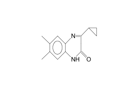 4-Cyclopropyl-2,3-dihydro-7,8-dimethyl-1H-1,5-benzodiazepin-2-one
