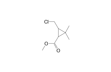 2-Chlormethyl-3,3-dimethylcyclopropanecarboxylic acid, methyl ester