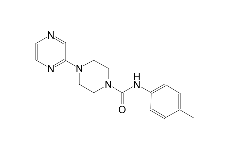 1-piperazinecarboxamide, N-(4-methylphenyl)-4-pyrazinyl-