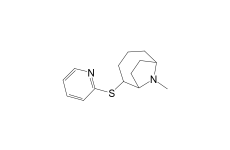 9-Azabicyclo[4.2.1]nonane, 9-methyl-2-(2-pyridinylthio)-