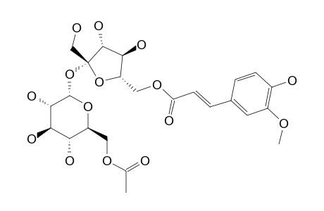 (6-O-FERUROYL)-BETA-D-FRUCTOFURANOSYL-(6-O-ACETYL)-ALPHA-D-GLUCOPYRANOSIDE