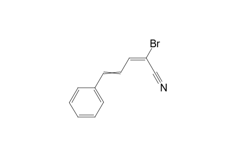 (E)-2-bromo-5-phenyl-2,4-pentadienenitrile