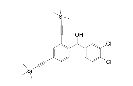{2,4-Bis(trimethylsilyl)ethynyl]phenyl}(3,4-dichlorophenyl)methanol