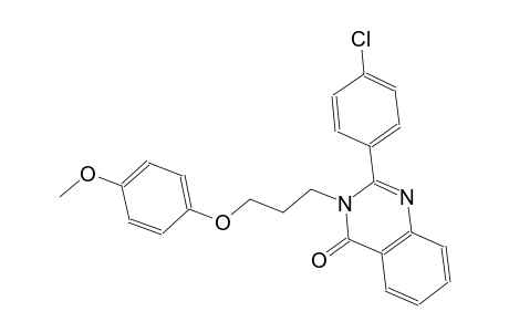 4(3H)-quinazolinone, 2-(4-chlorophenyl)-3-[3-(4-methoxyphenoxy)propyl]-