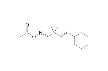 N-Acetoxy-3,3-dimethyl-5-cyclohexyl-1-azapenta-1,4-diene