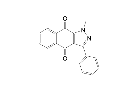 1-Methyl-3-phenyl-1H-benzo[f]indazole-4,9-dione