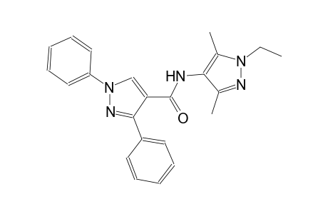 N-(1-ethyl-3,5-dimethyl-1H-pyrazol-4-yl)-1,3-diphenyl-1H-pyrazole-4-carboxamide