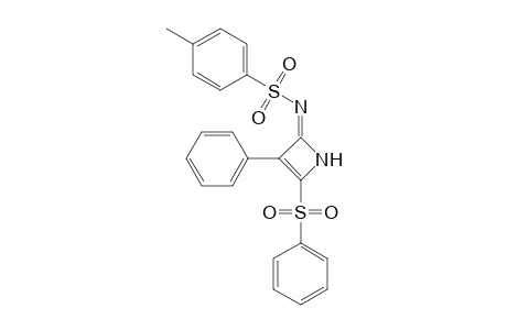 4-Methyl-N-[3-phenyl-4-(phenylsulfonyl)azet-2(1H)-ylidene]benzenesulfonamide