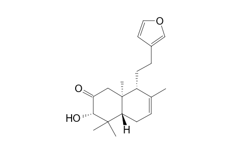 Blanesin (3.alpha.-Hydroxy-ent-labda-7-en-13-furan-2-one)