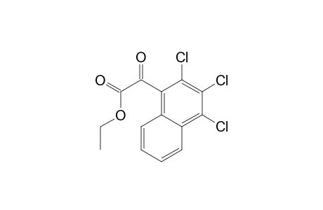 Ethyl 2,3,4-Trichloronaphthalene-1-glyoxylate