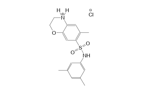 2H-1,4-benzoxazinium, 7-[[(3,5-dimethylphenyl)amino]sulfonyl]-3,4-dihydro-6-methyl-, chloride